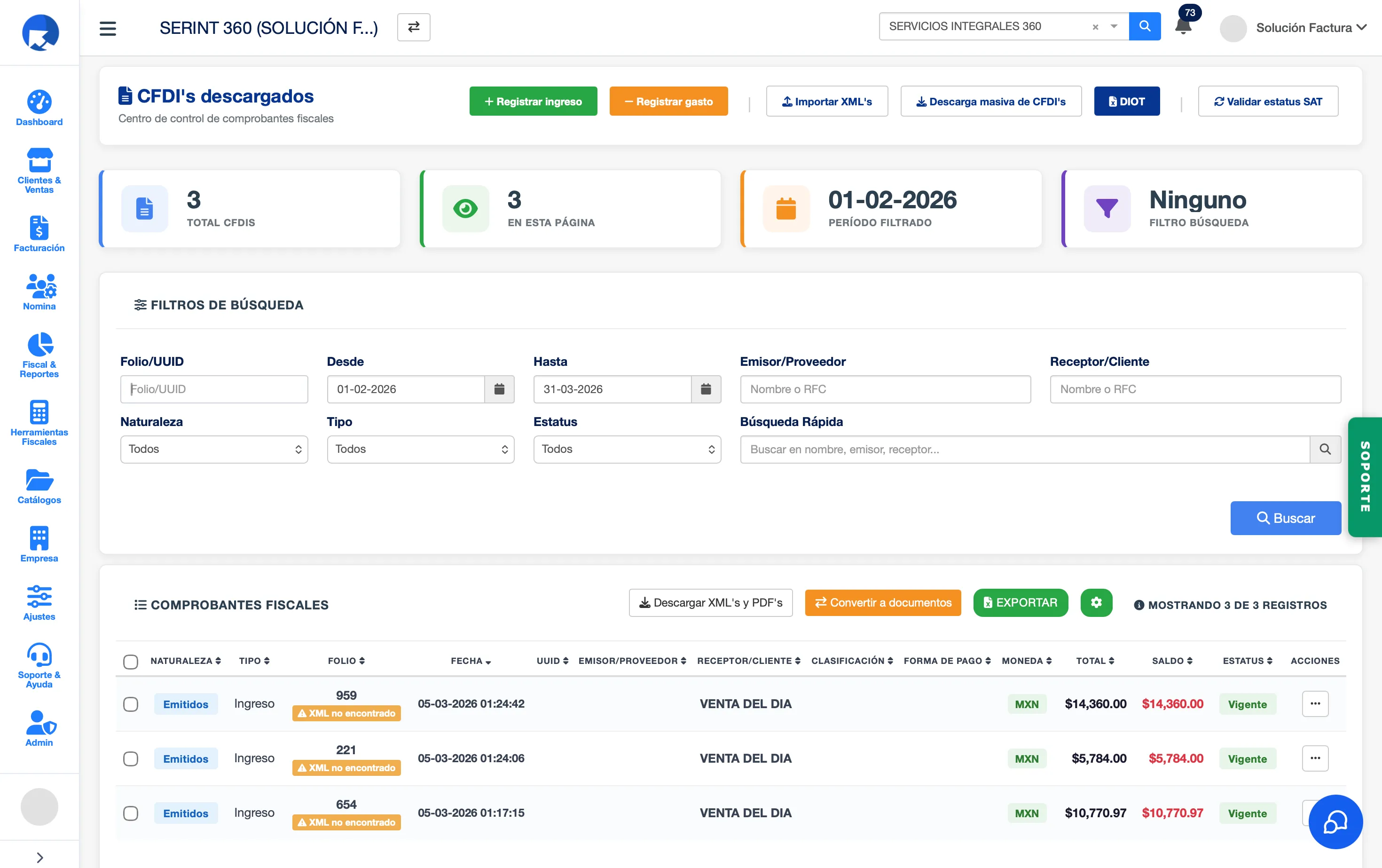 Descarga XML, valida EFOS y EDOS, mantén tu informacion siempre actualizada.